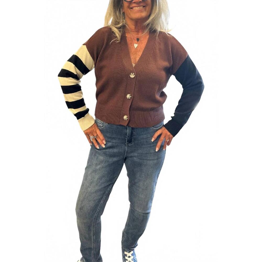 NEW THREADS 4 THOUGHT cicely long sleeve sweater in praline